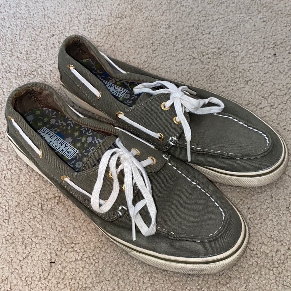 Green Sperrys